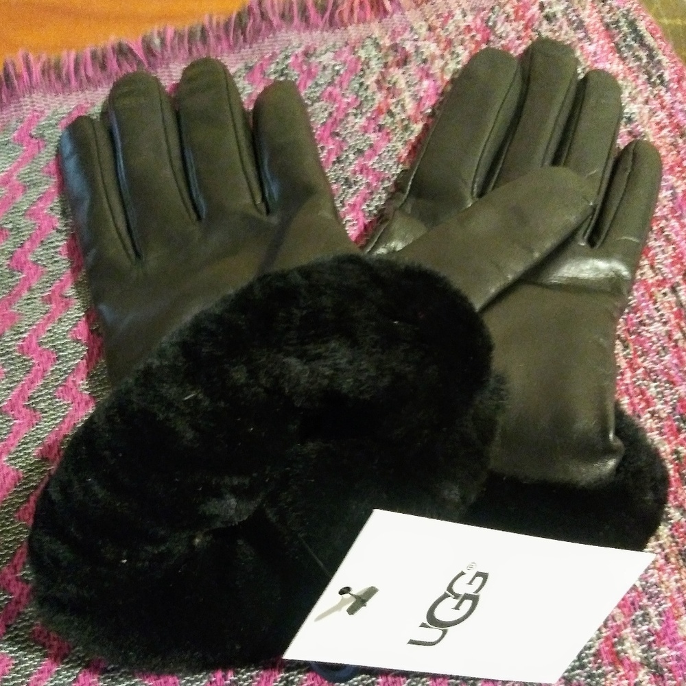 Ugg Leather Gloves (2 pair) size Small